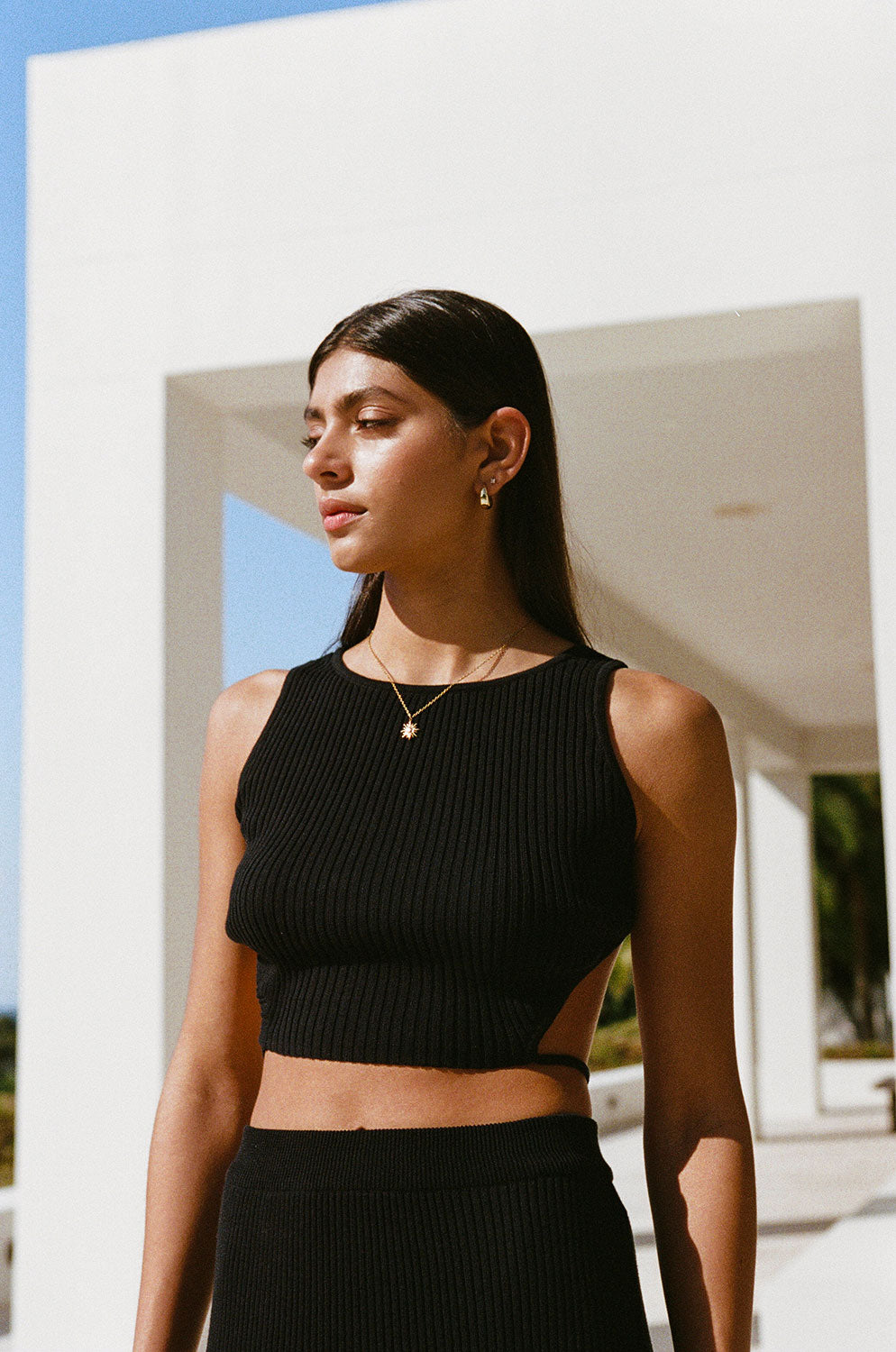 Exclusive Black Evie Top - Sample for Size XS