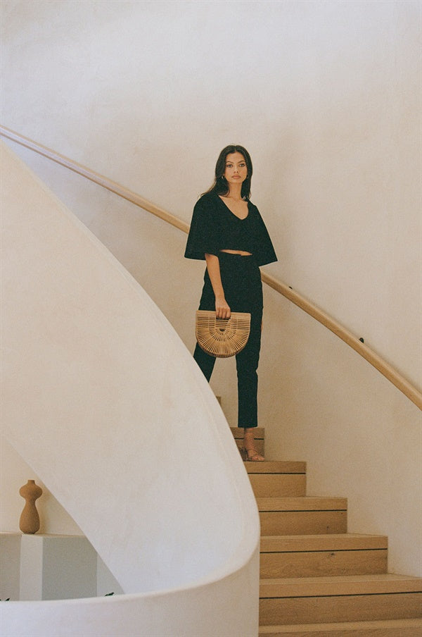Exclusive Black Keely Pants - One - of - a - Kind Sample