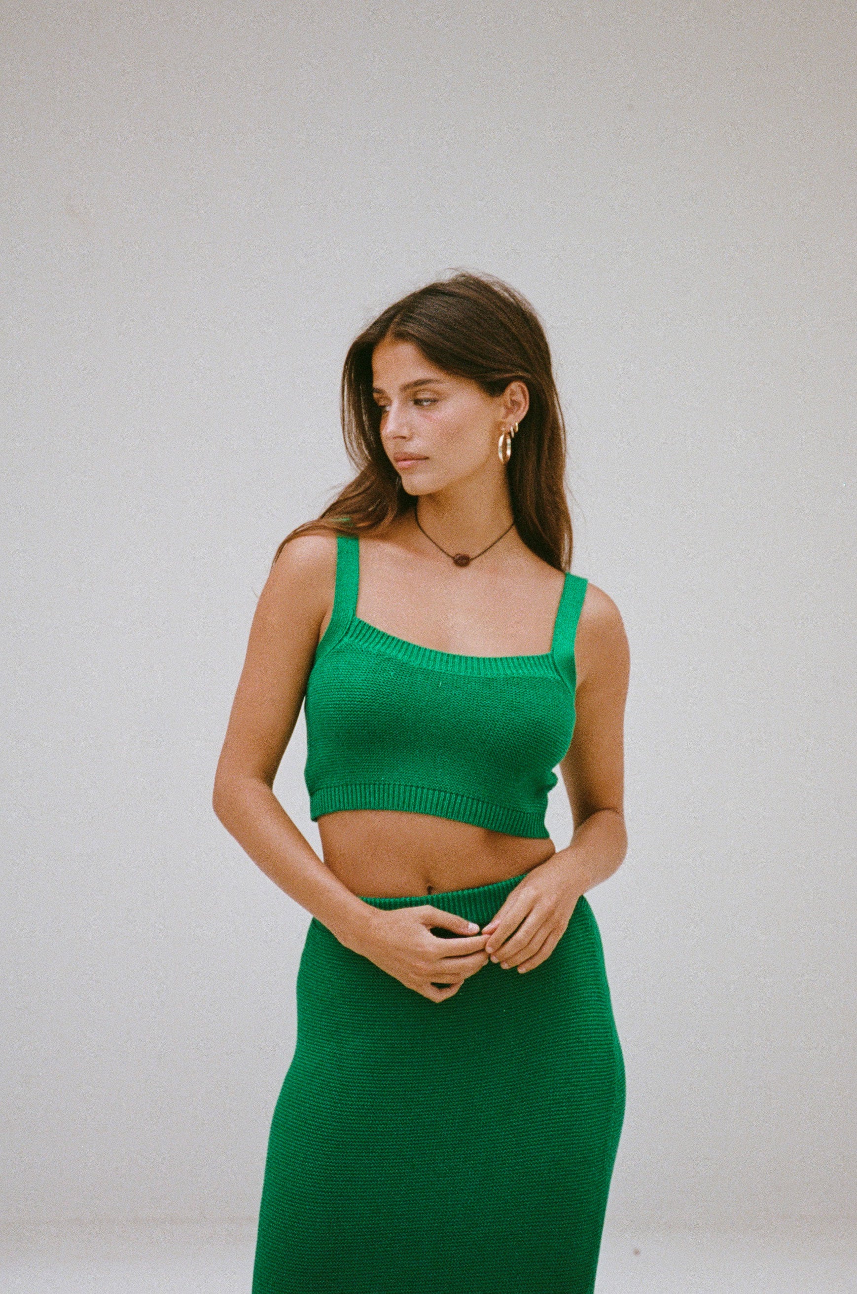 Emerald Green Nooa Women's Fashion Top - Sample Edition