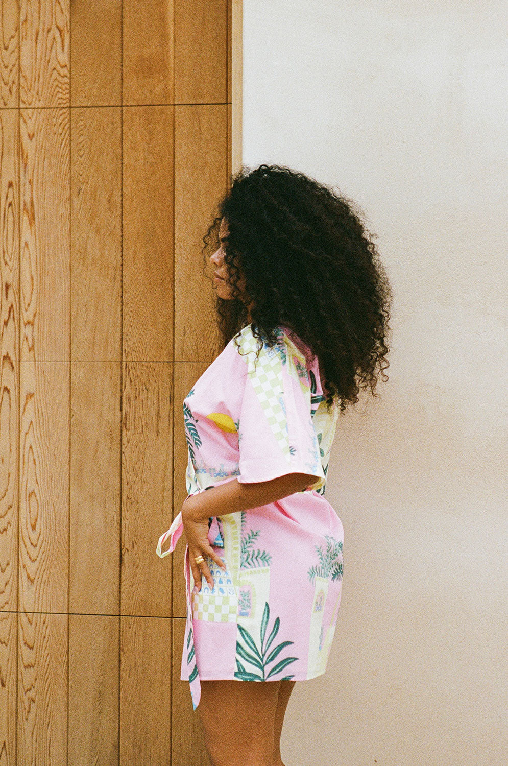 Unique Vista Pink Scarlett Wrap Dress - Sample Piece