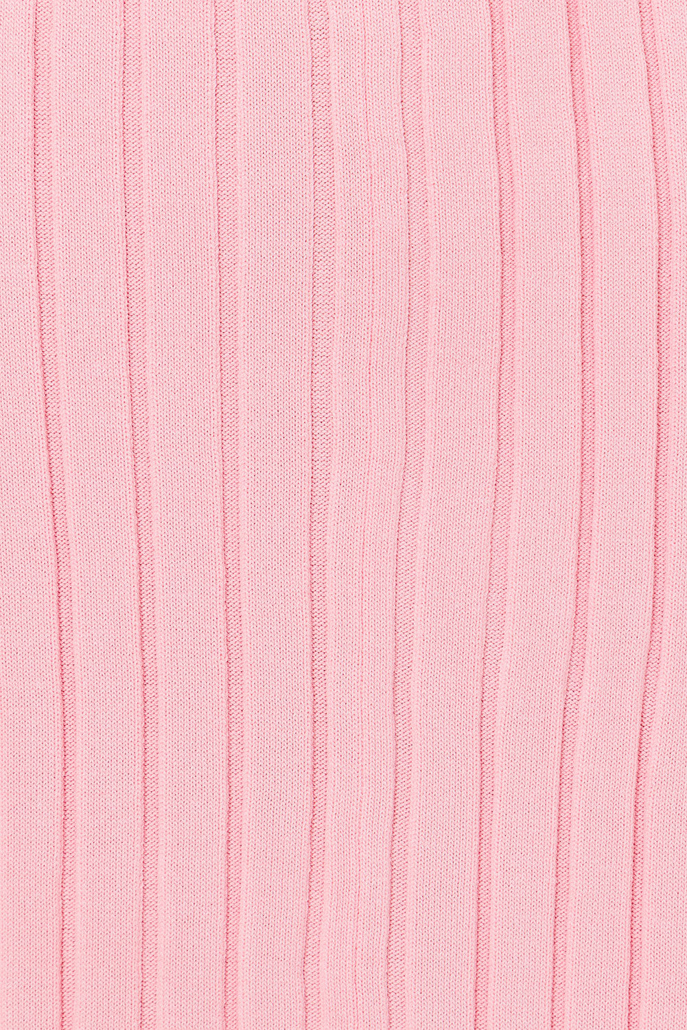 Stylish Pink Ribbed Jordi Women's Skirt for Night Out