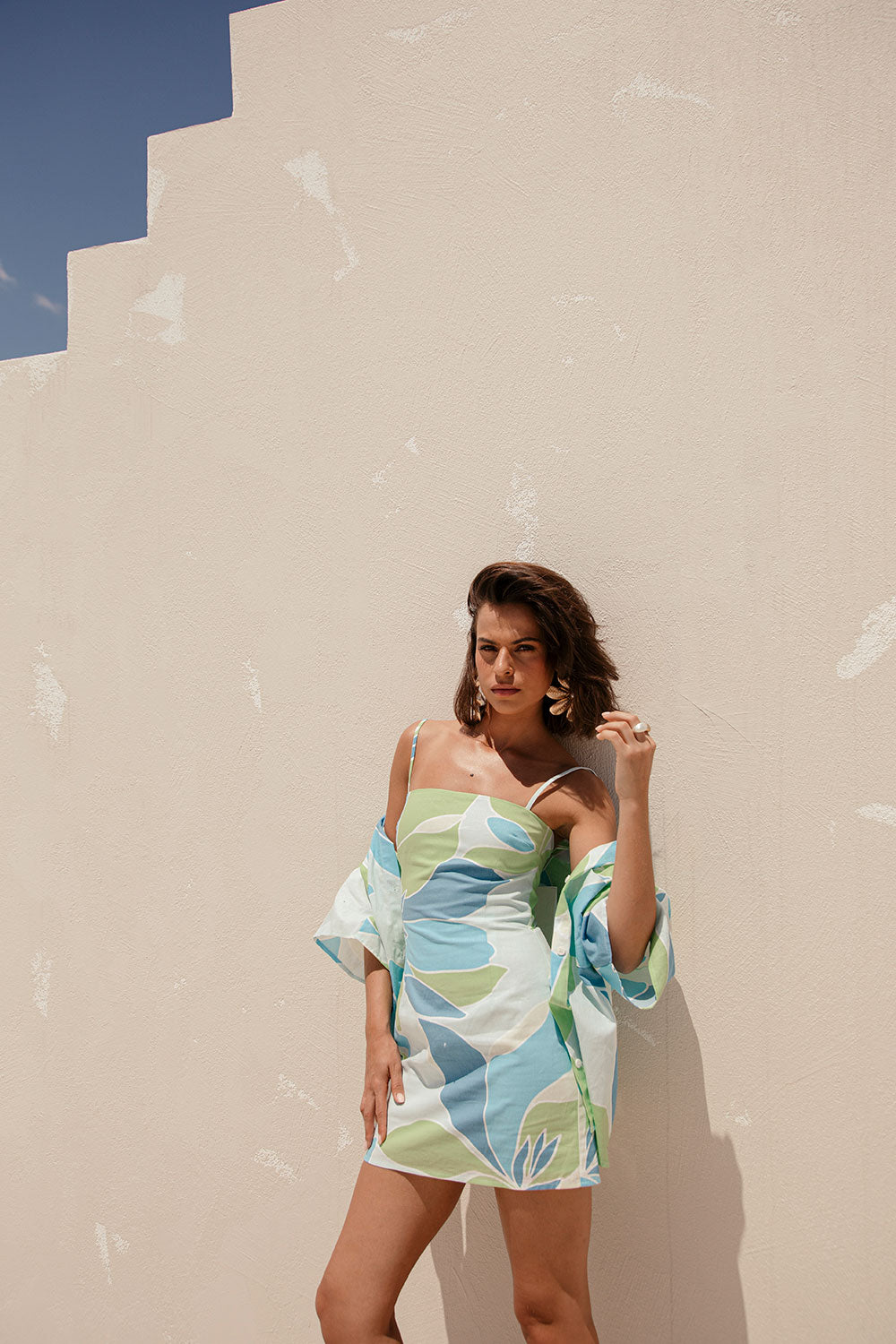 Unique Amira Top in Stunning Magnolia Blue Shade
