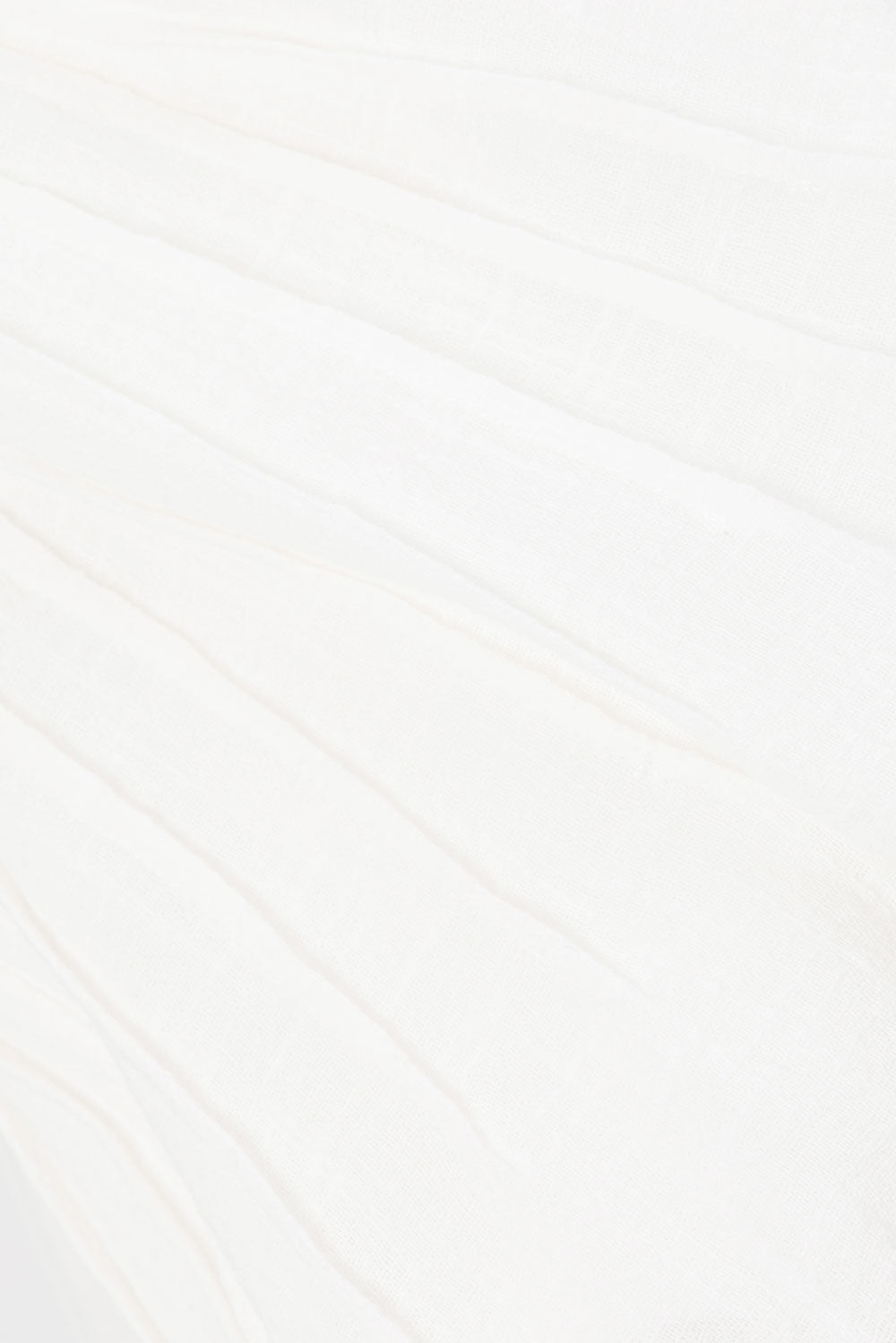 Vintage-Inspired White Natural Raw Cotton High-Waisted Farah Shorts
