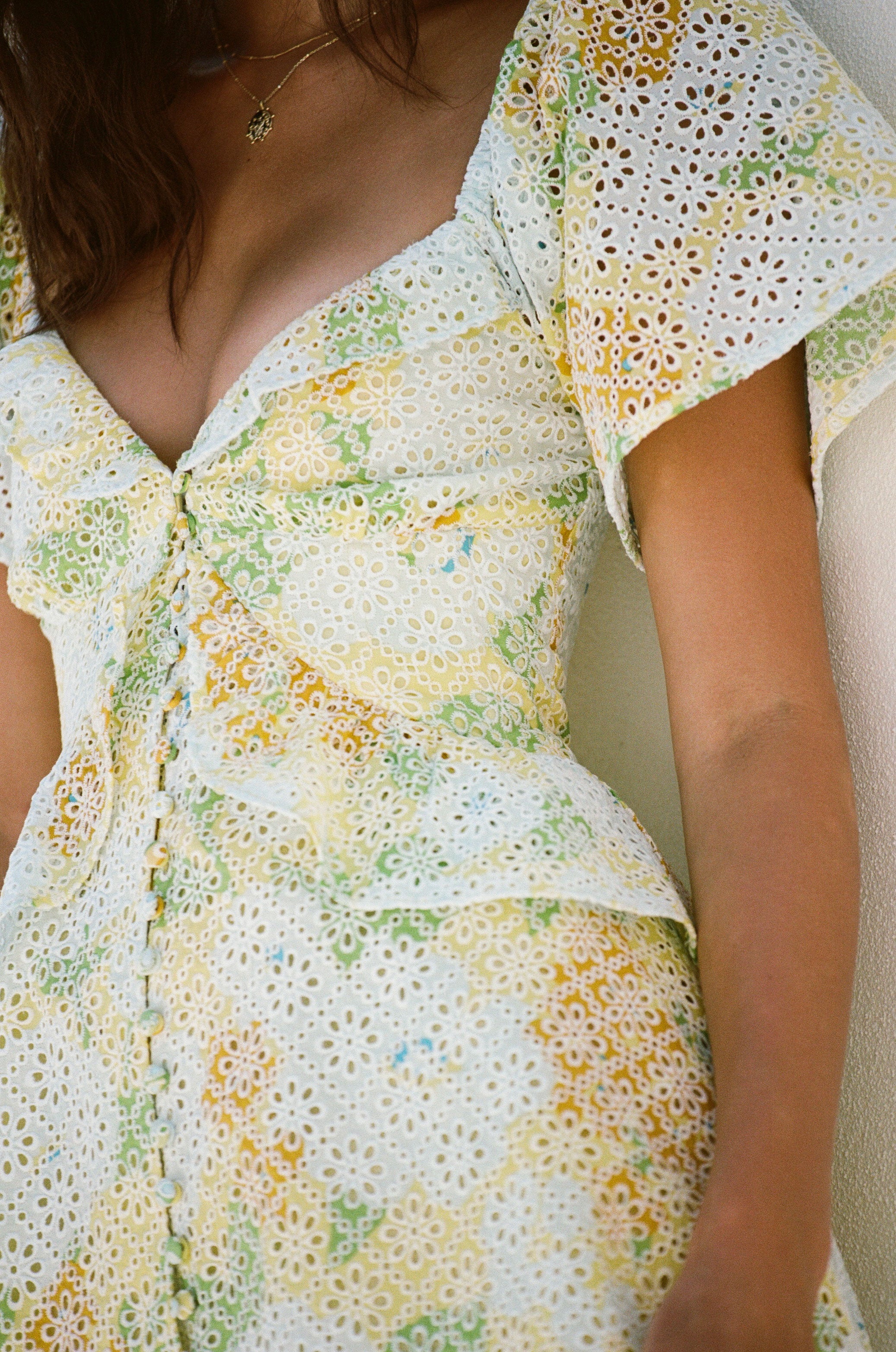 Unique Karta Frill Dress - Sample with Character