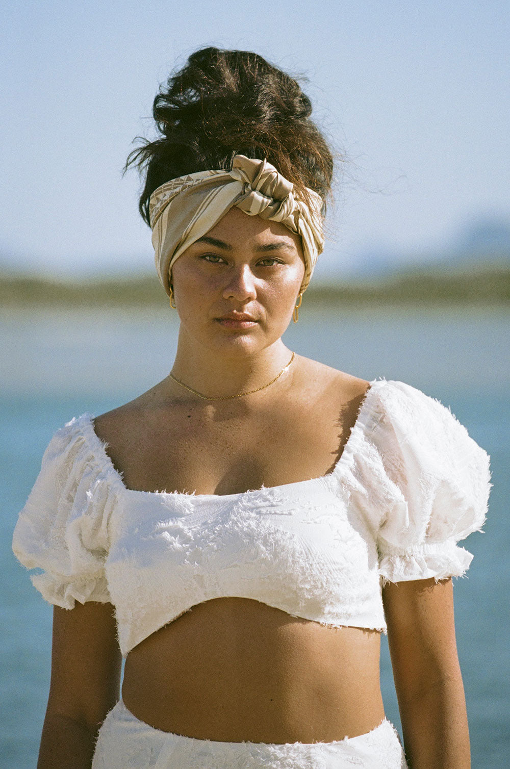 Unique Sample of Aleisha Top with Faint Blue Mark