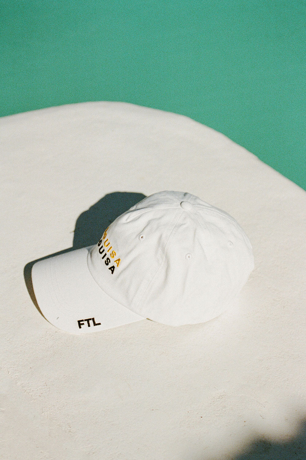 FT. Louisa White 90's Inspired Adjustable Clip Drop 2 Baseball Cap