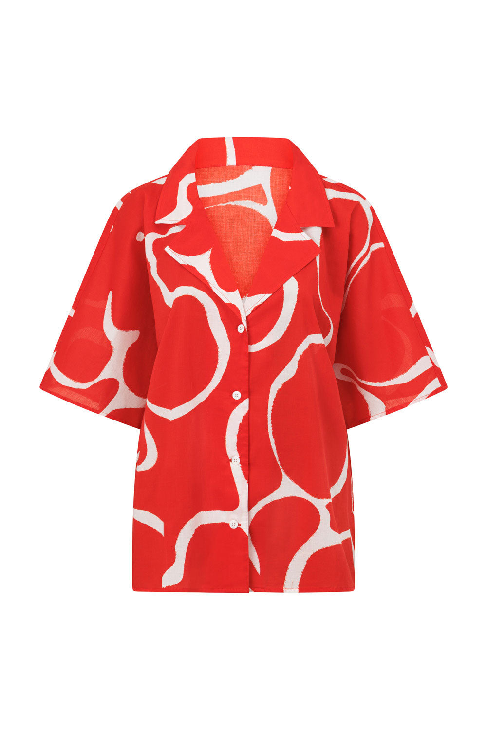Unique Seona Top in Stunning Evoke Red - Sample Piece