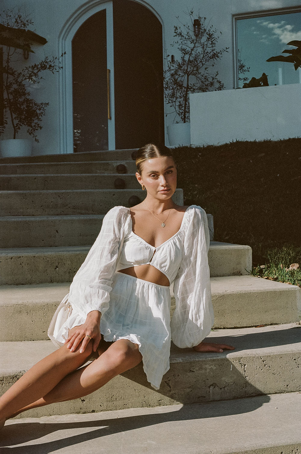 Unique Carlota Dress - A One - of - a - Kind Sample with Faint Marks