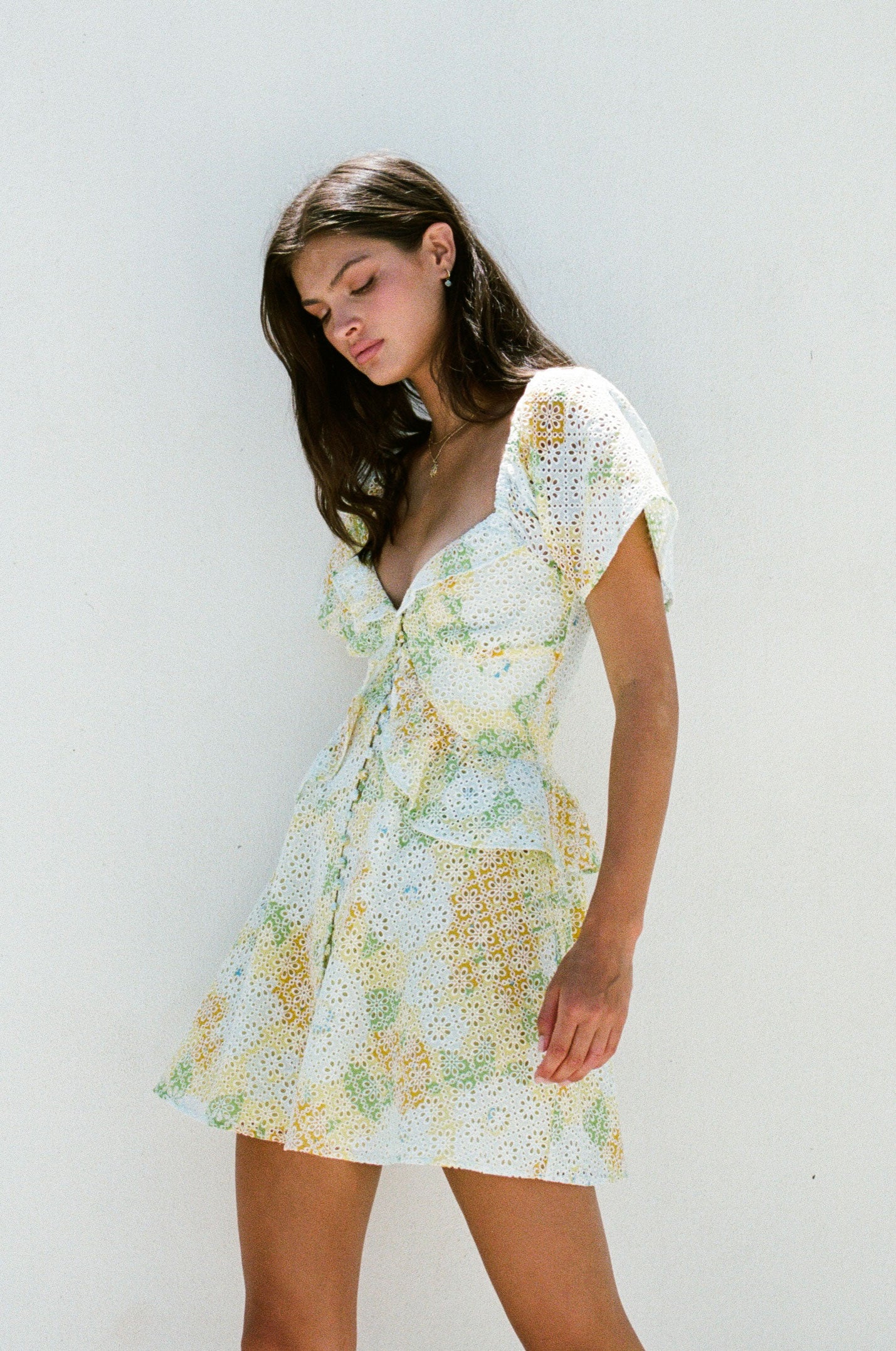 Unique Karta Frill Dress - Sample with Character