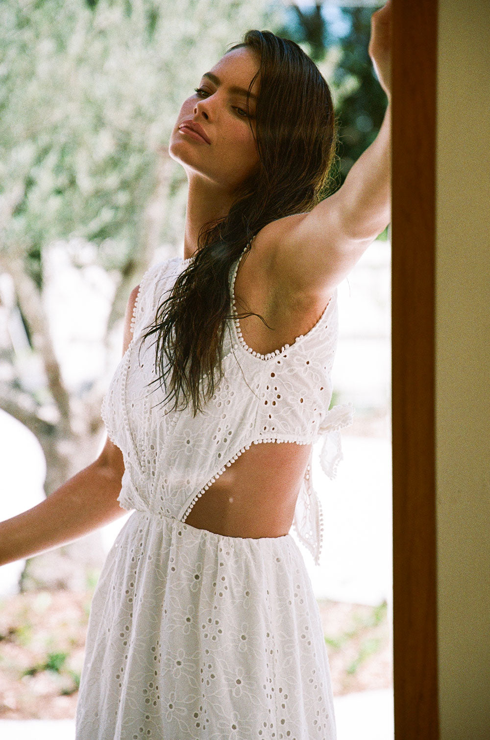 Exclusive One - of - a - Kind Faint Brown - Marked Marita Dress