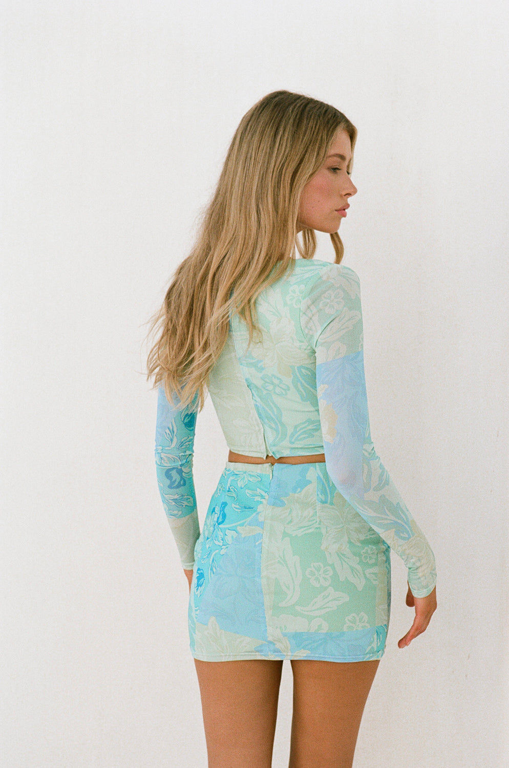 Blue Ellamay Style Fashionable Women's Skirt - Sample Piece