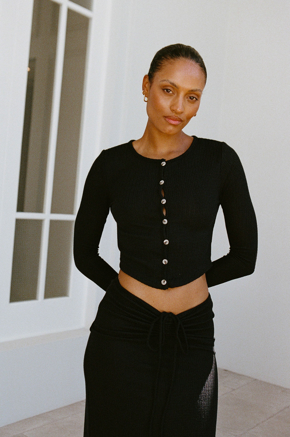 Stylish Women's Black Elsie Top for Night Out or Casual Wear