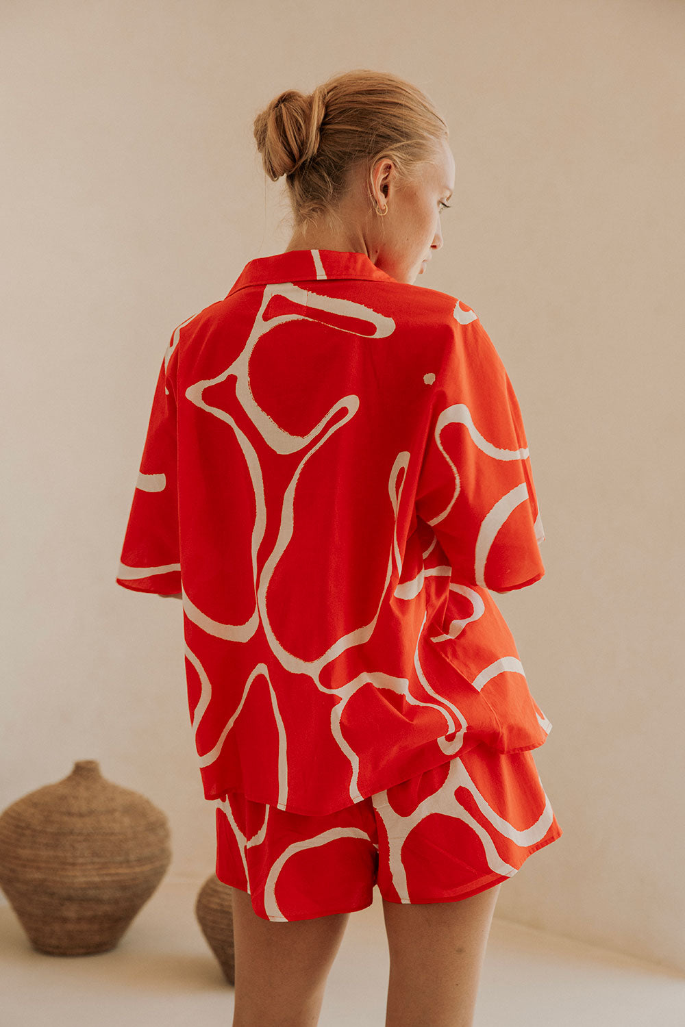 Unique Seona Top in Stunning Evoke Red - Sample Piece