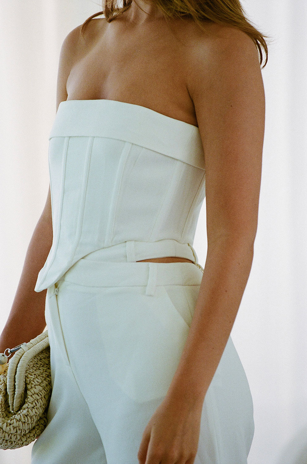 Unique White Isabela Sample Pants for Fashion Lovers