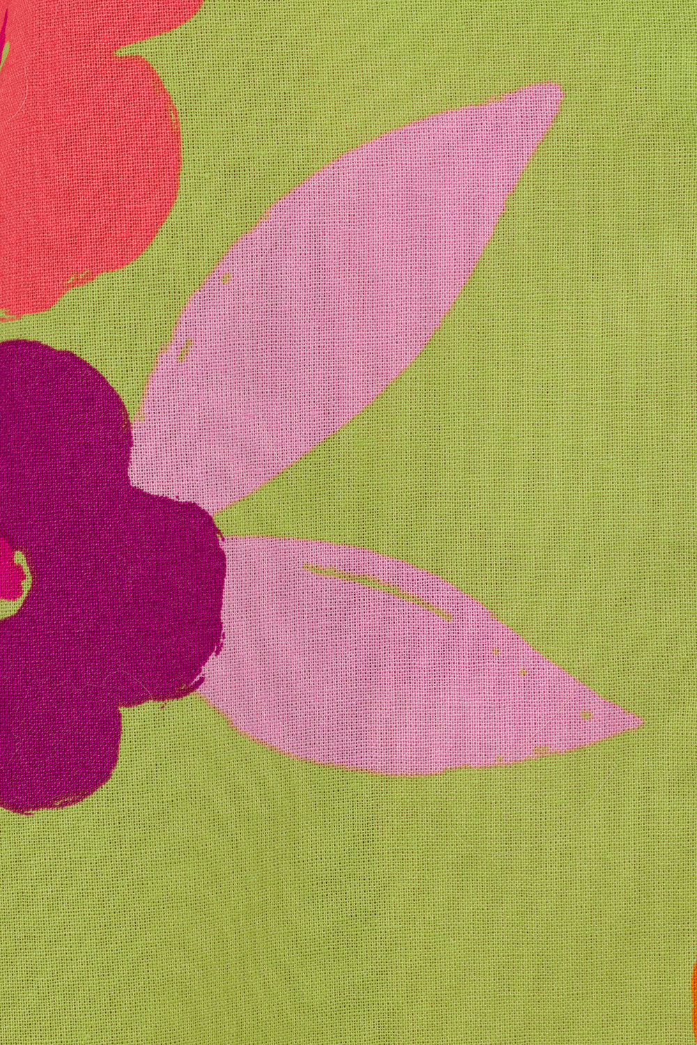 Unique Lime Floral Drea Top - One-of-a-Kind Sample