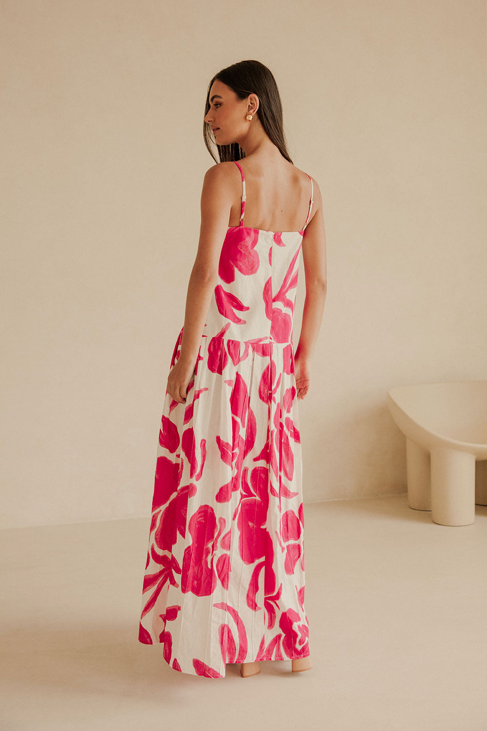 Ada Floral Patterned Bette Dress - Ideal for Special Events