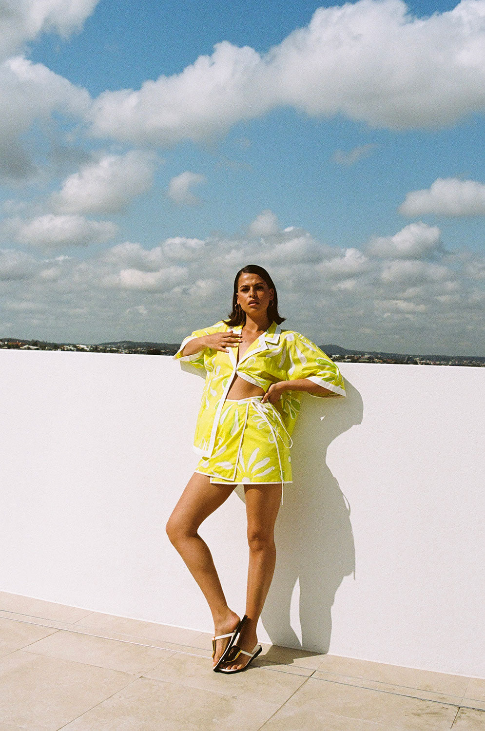 Exclusive Floral Print Summer Nellie Wrap Mini Skirt