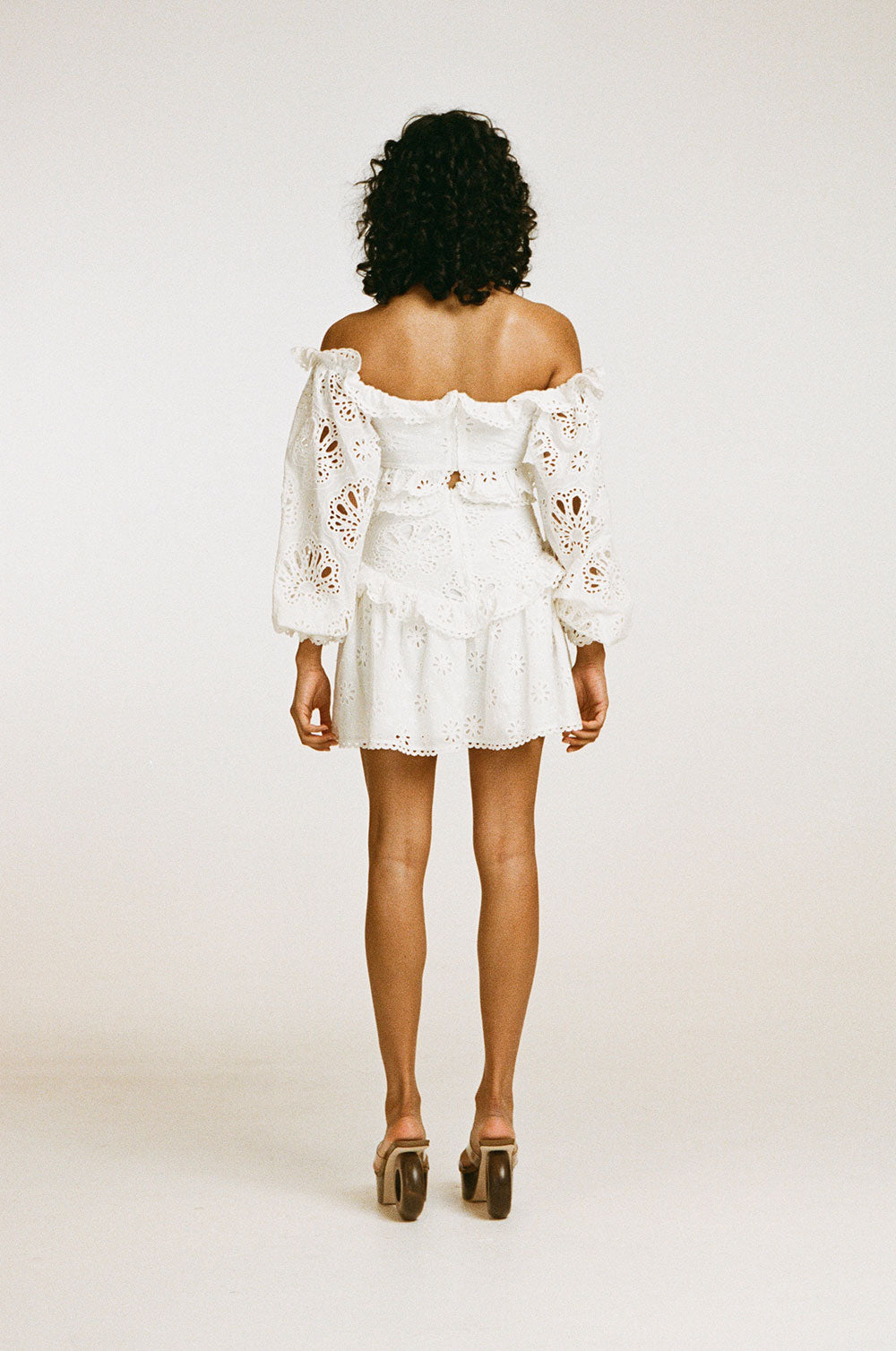 Unique ZACO Moulin Sample Dress with Faint Yellow Marks