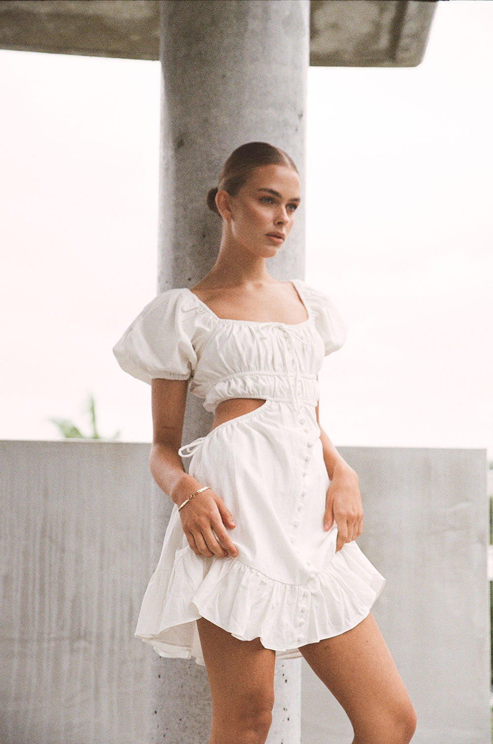 Unique Sample of Omara Cutout Women's Dress