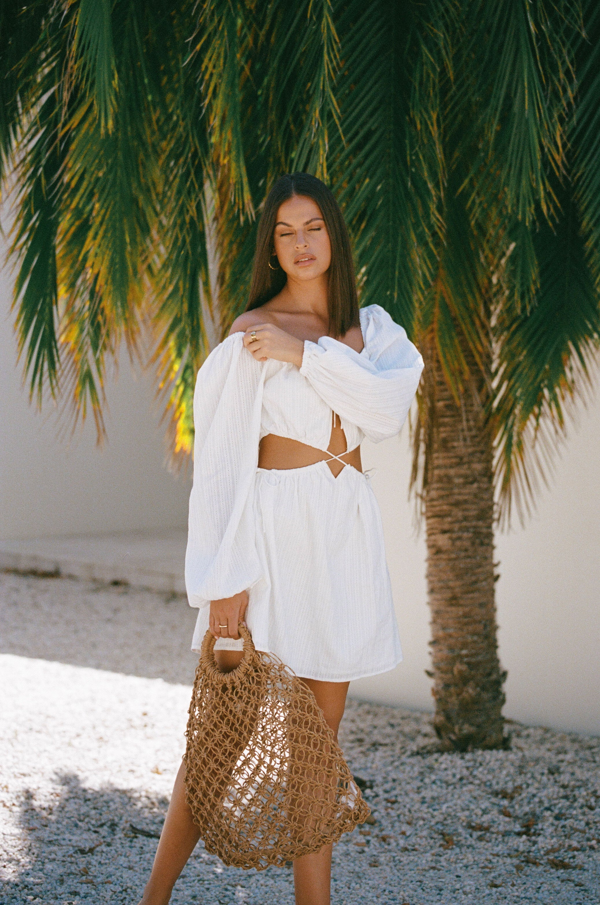 Unique Silky Dasha Cutout Sample Dress - One-of-a-Kind