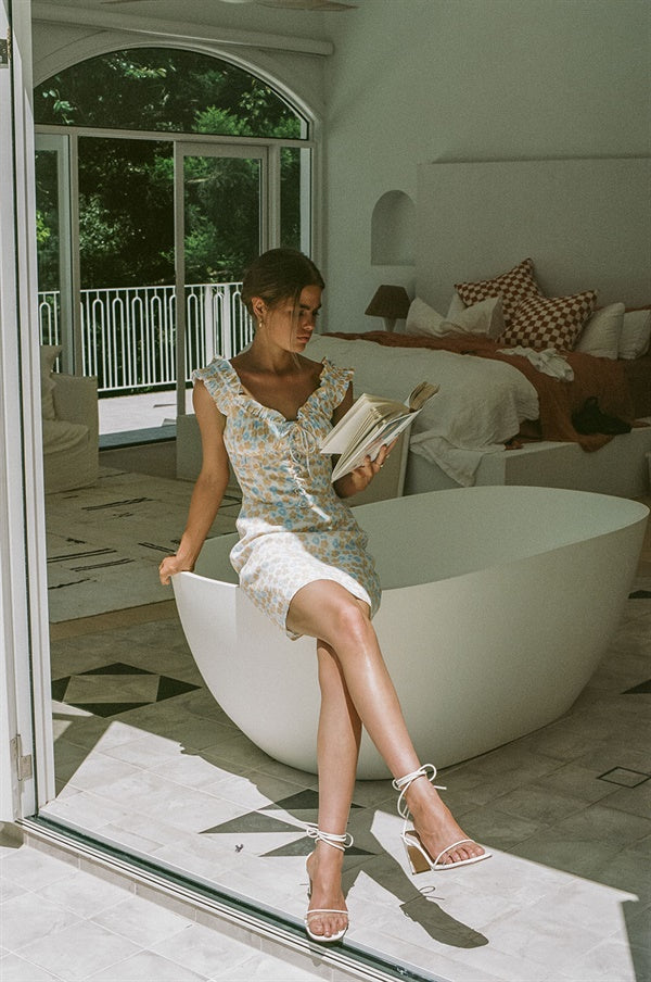 Exquisite Women's Kylie Dress with Buttercup Floral Print