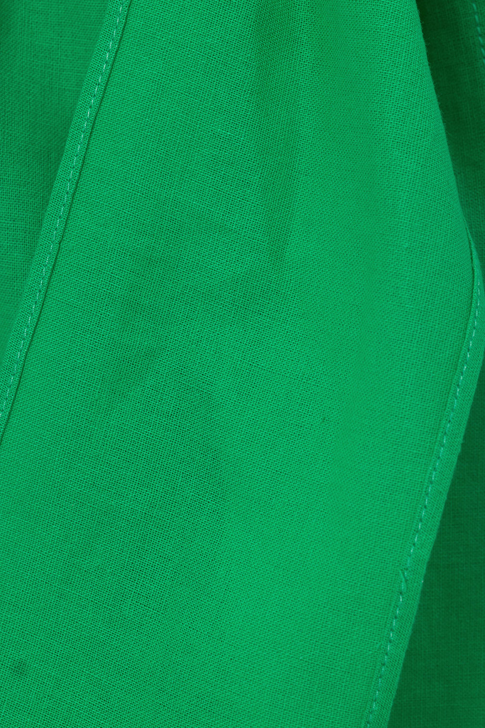 Ainsley Women's Strapless Mini Dress in Vibrant Green Cotton Blend