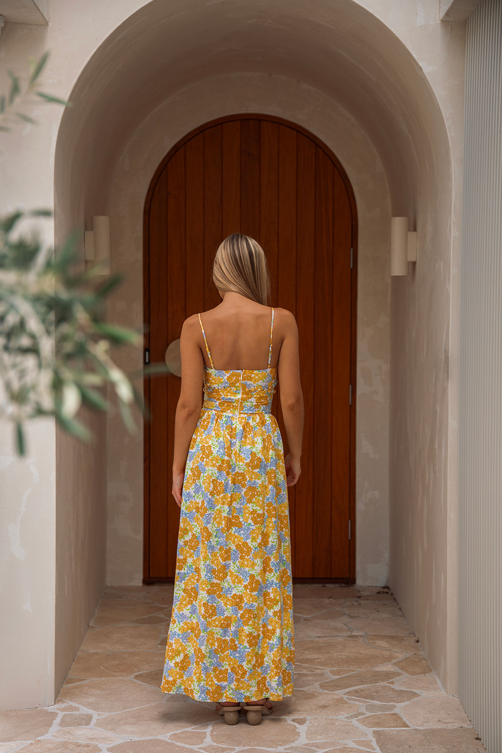 Tropical Bud Floral Print Women's Jaid Dress - Sample Edition