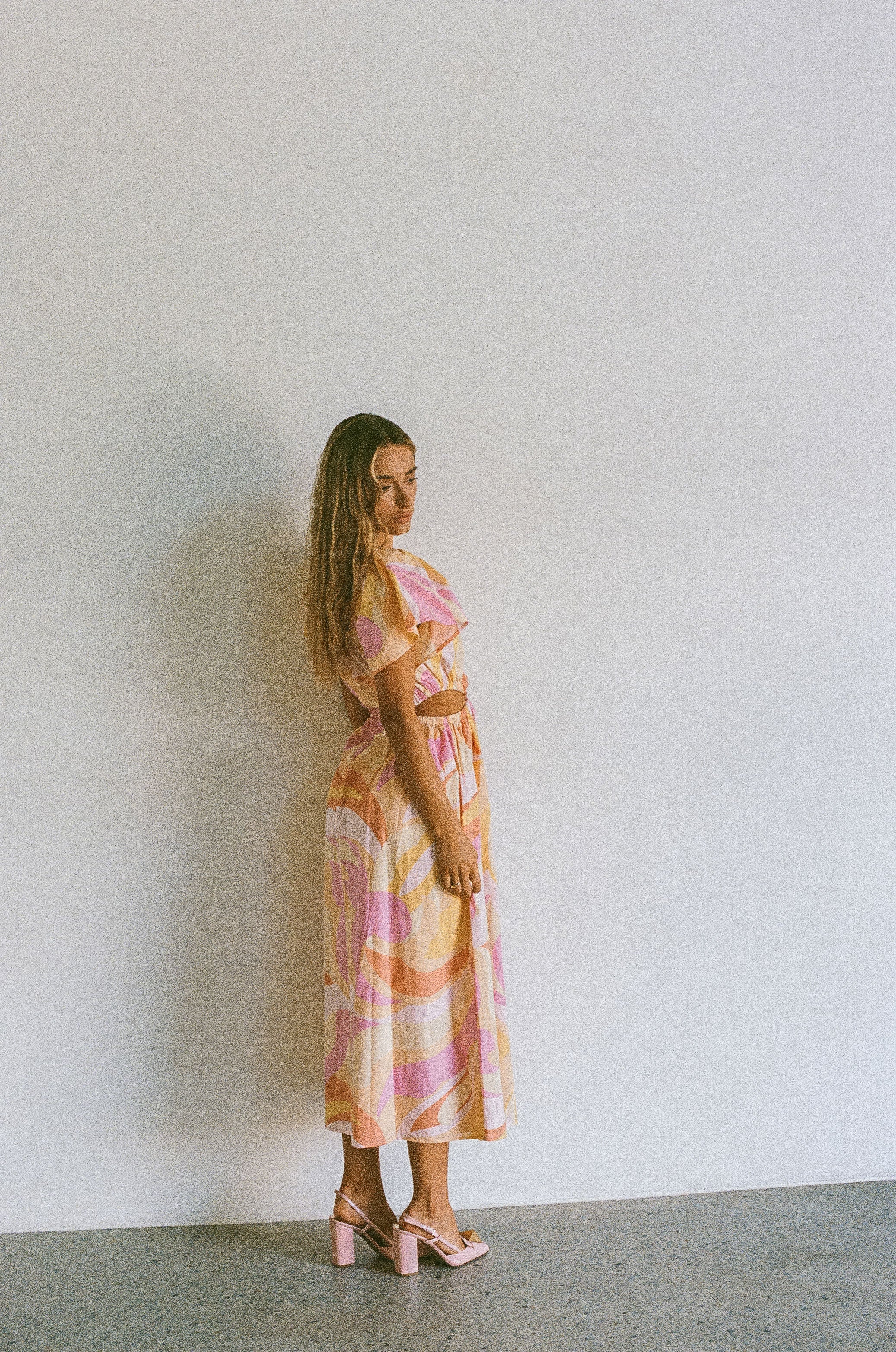 Unique Ezzy Midi Dress - A One - of - a - Kind Sample