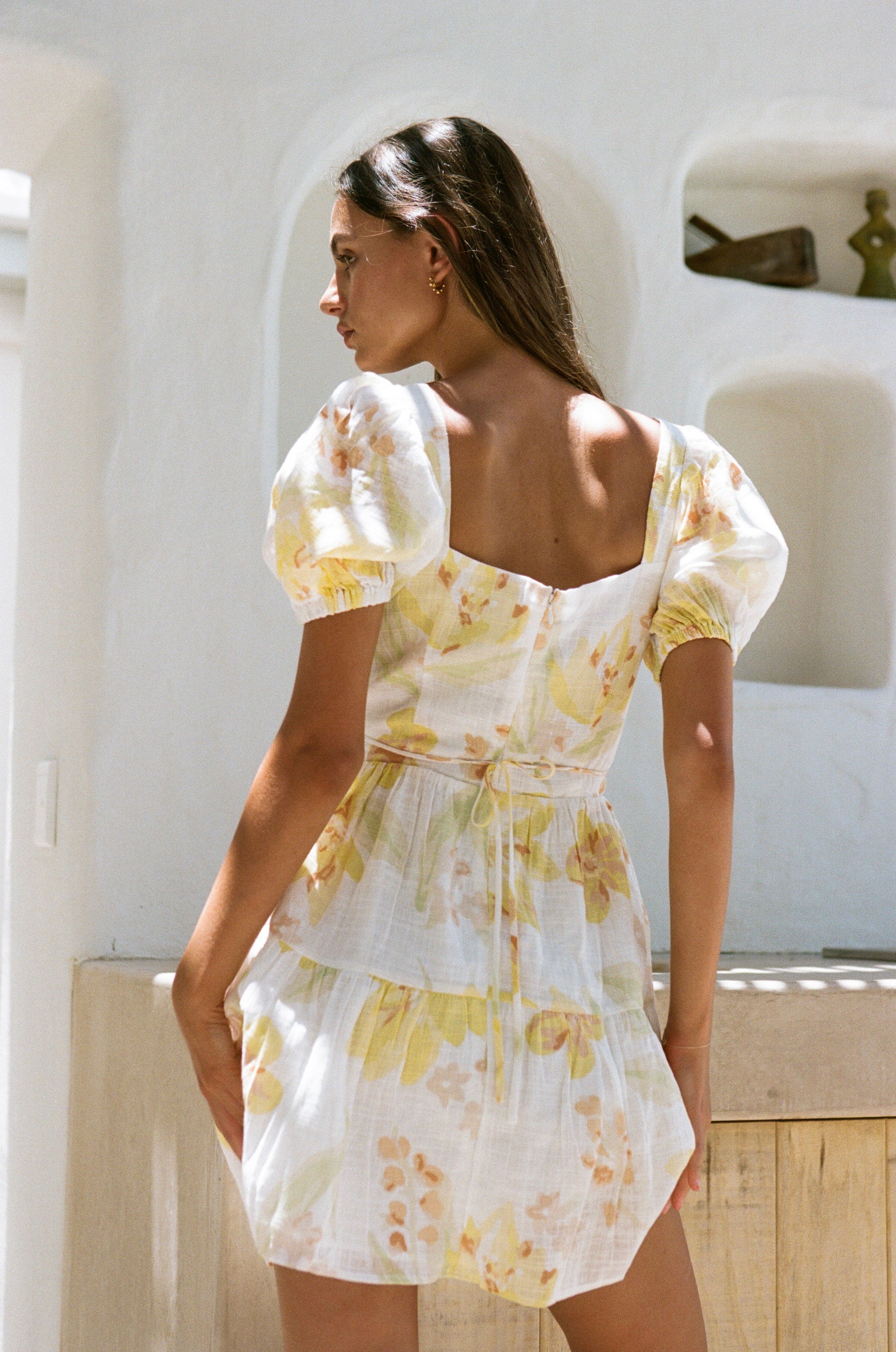Unique Lemon Bouquet Aquaria Dress - One - of - a - Kind Sample