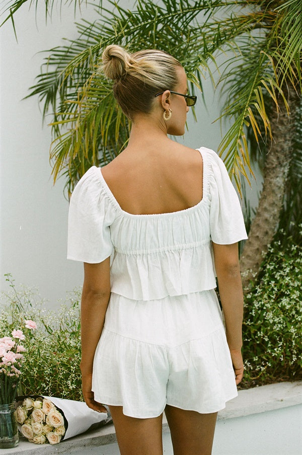 Sample Women's Allura White Shorts - Exclusive One - Off Piece