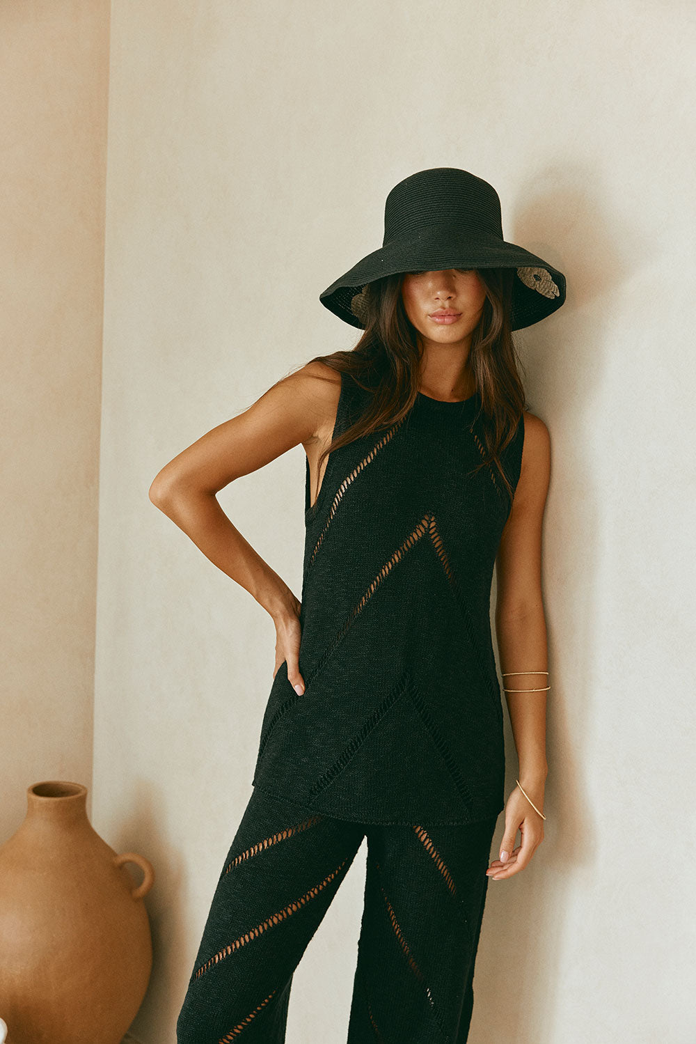 Exclusive Black Josiah Women's Top - One - of - a - Kind Sample