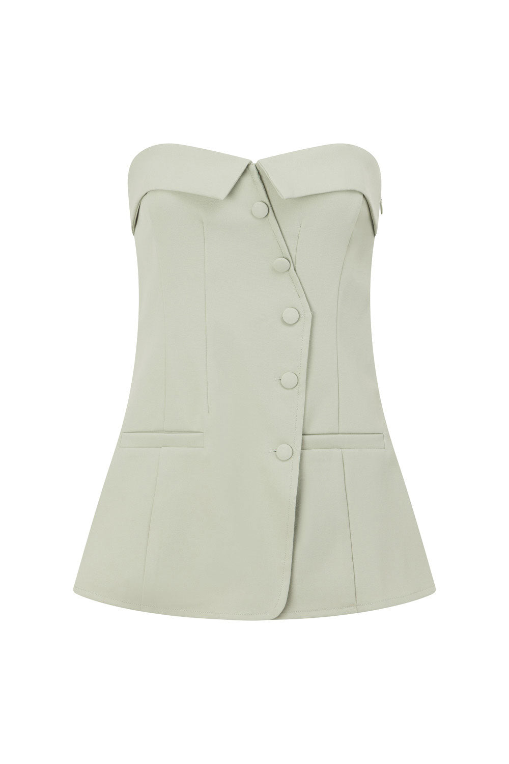 Mint-colored Lavara Women's Fashion Top