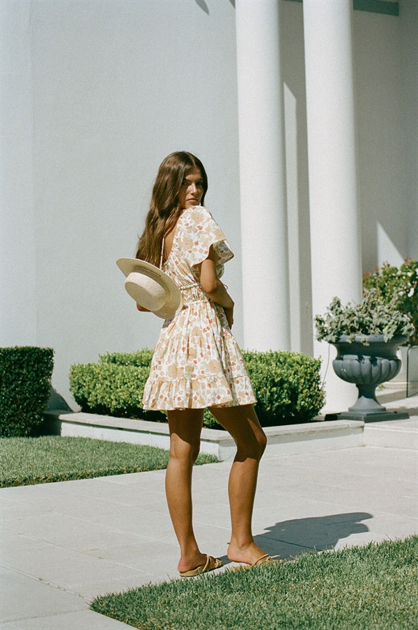 Unique Floral Tarika Dress - A One - of - a - Kind Sample
