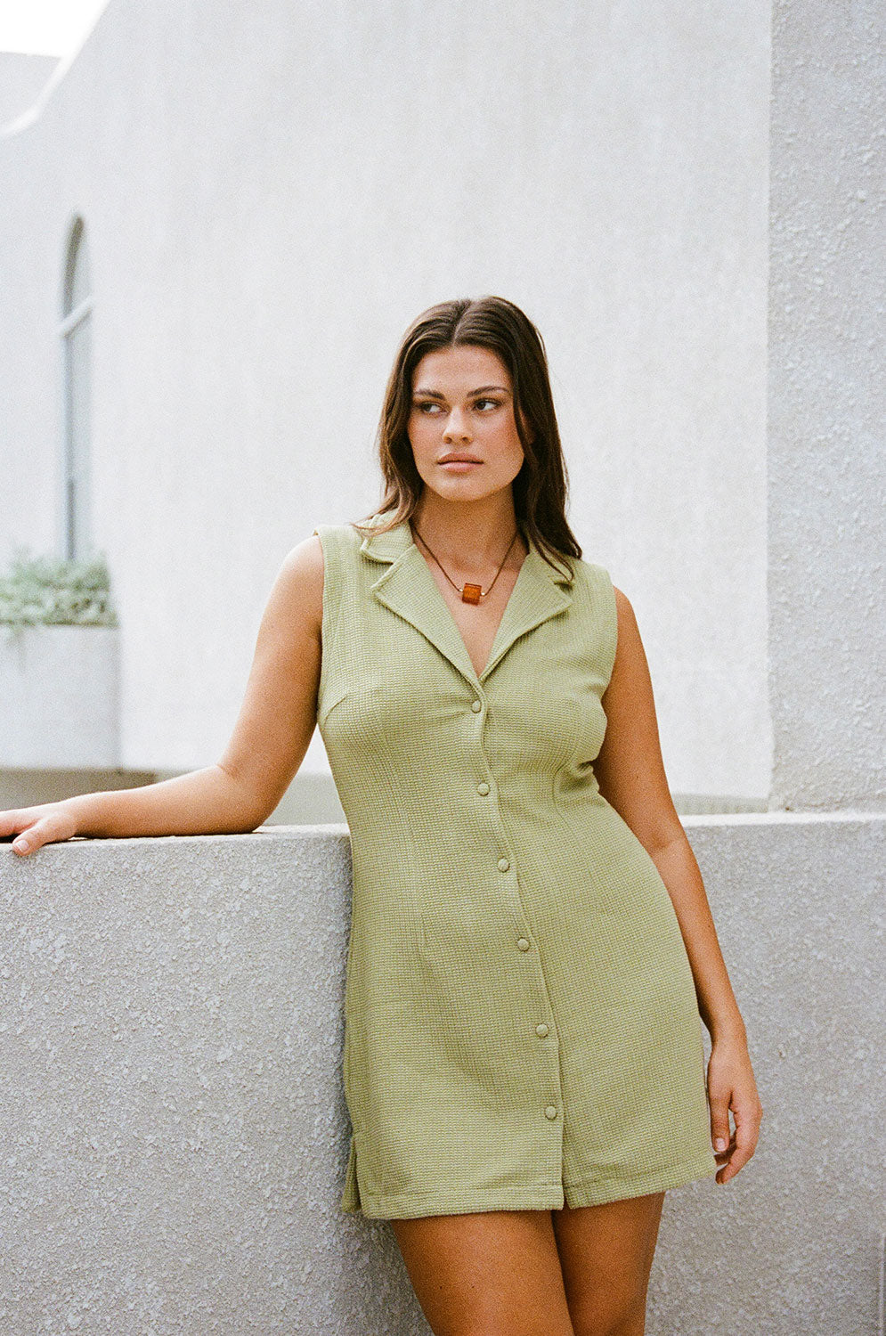 Stylish Elixir Women's Dress with Retro 70's Look