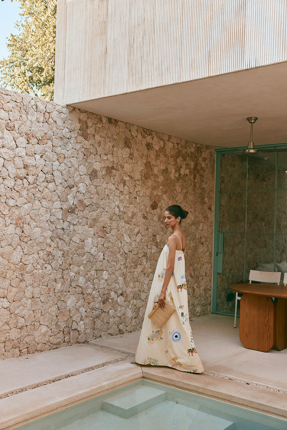 Unique Sample Ida Dress Inspired by the Isles Of Greece