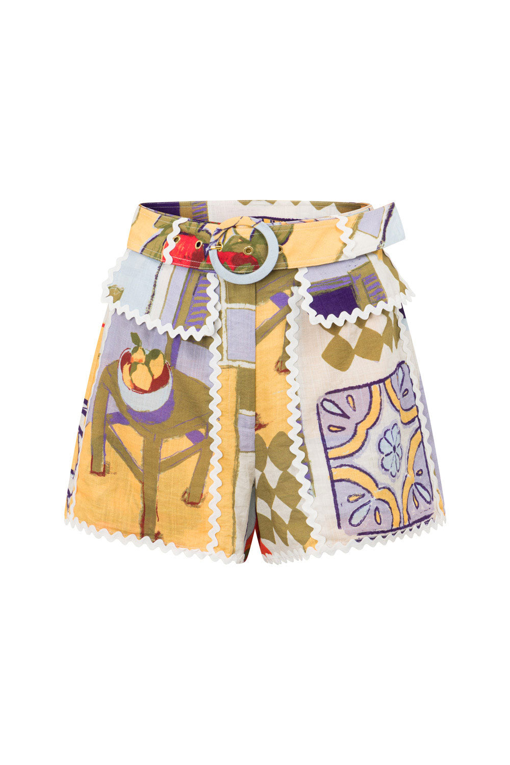 Donna Rosa Women's Shorts in Villagio Purple - Sample Product