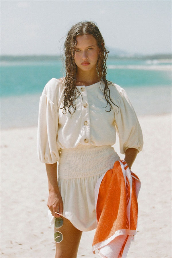 Sample Isle Towelling Dress - Unique Clothing Item