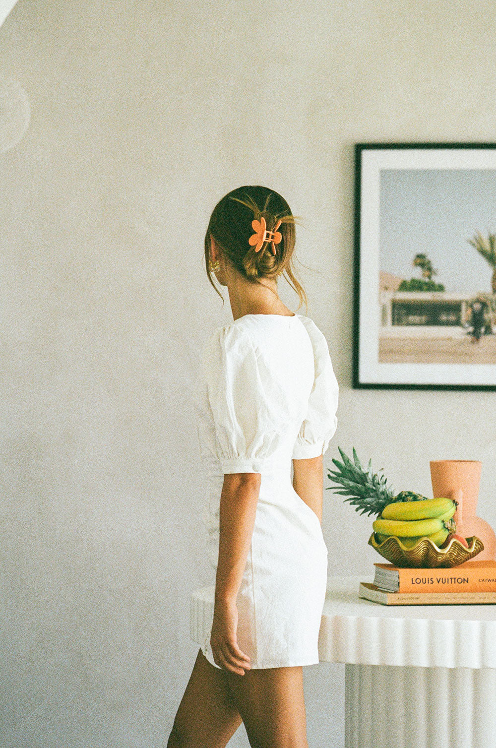 Exclusive White Alma Sample Dress - A Unique Fashion Piece