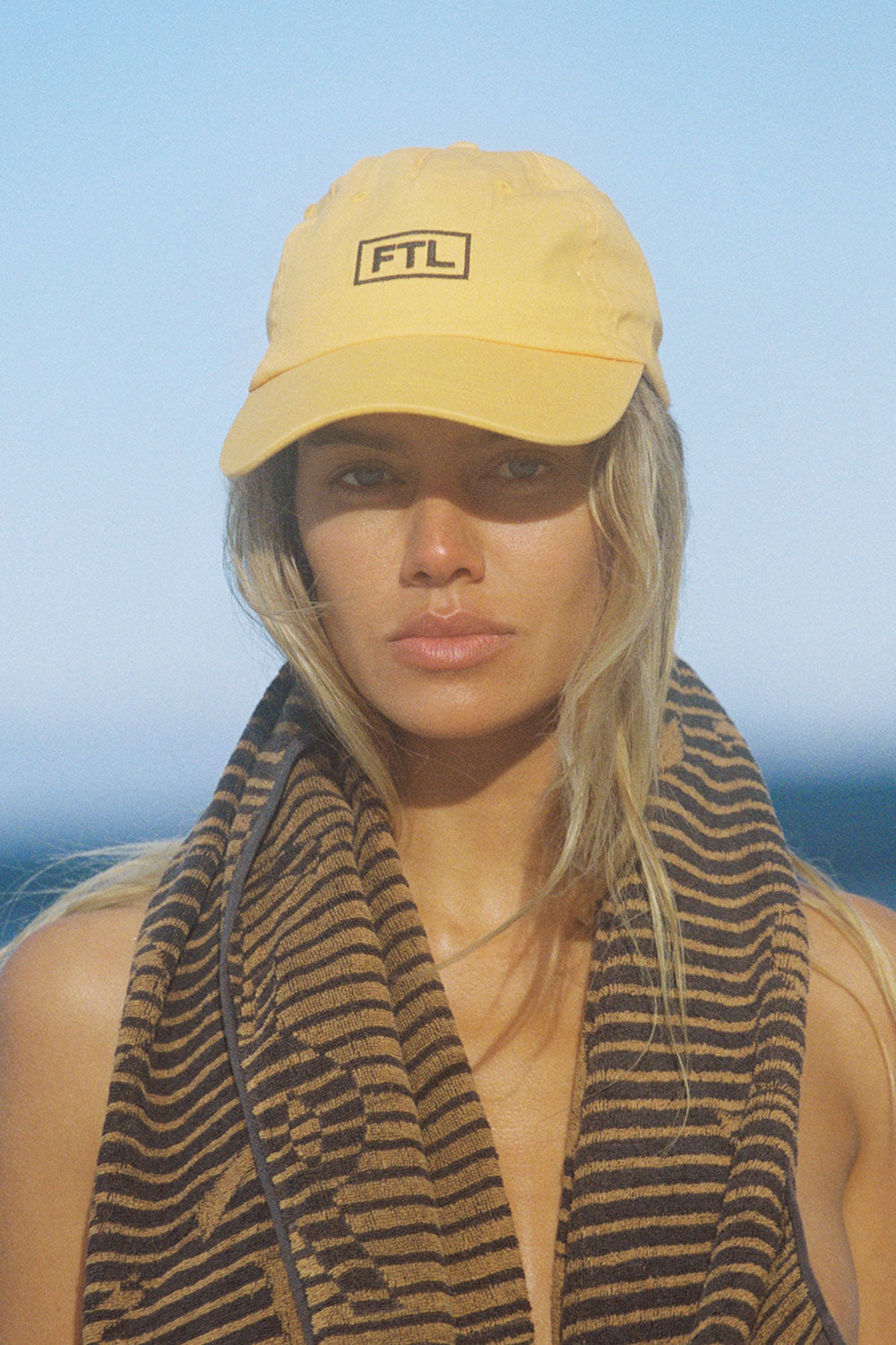 FT. Louisa 90's Style Adjustable Yellow Drop 2 Baseball Cap