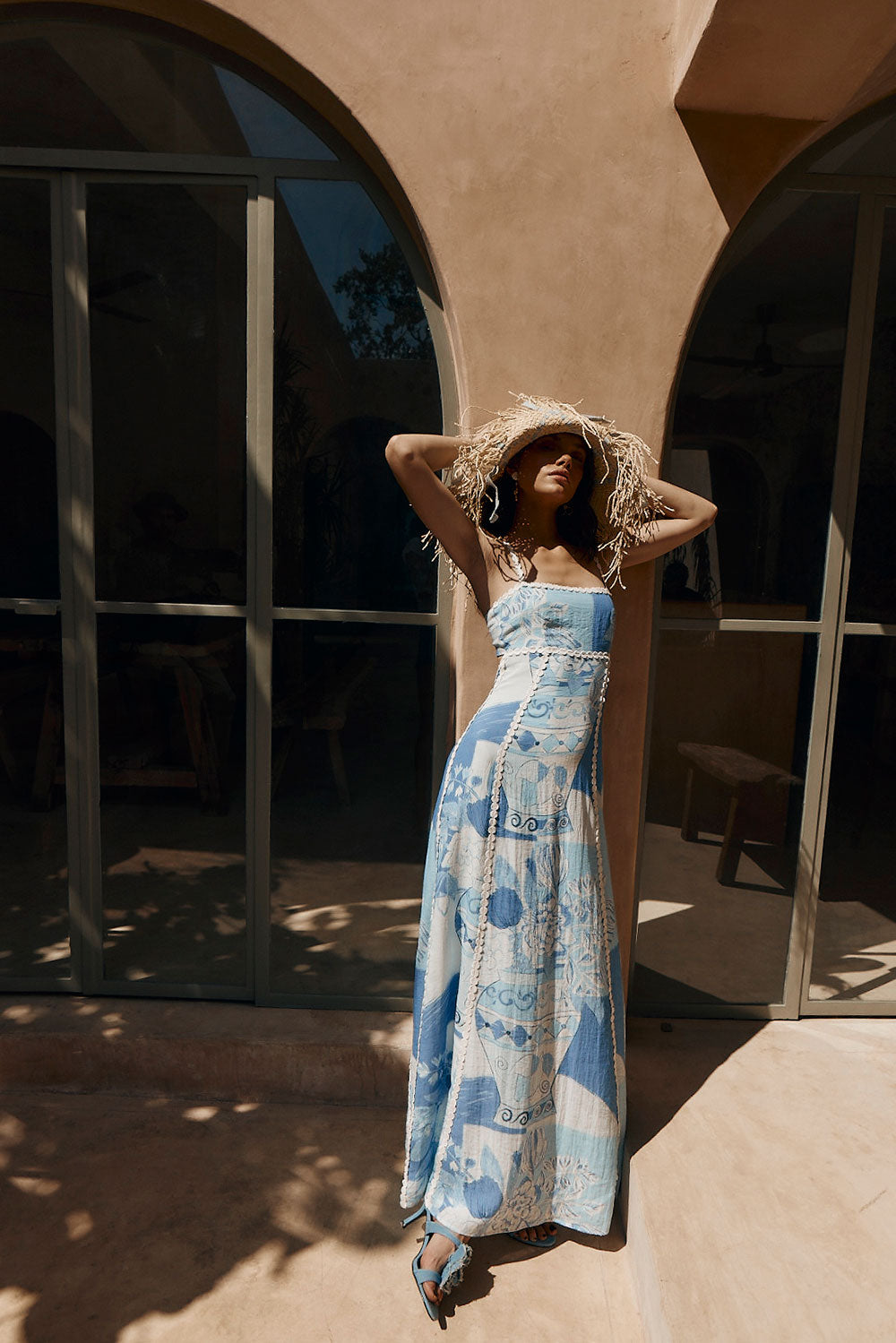 Unique Terazza Vaso Blu Dress - One - of - a - Kind Sample