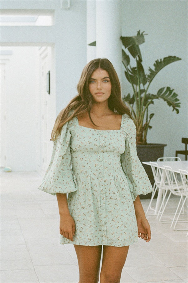 Botanical Print Tyla Women's Dress - Sample Version