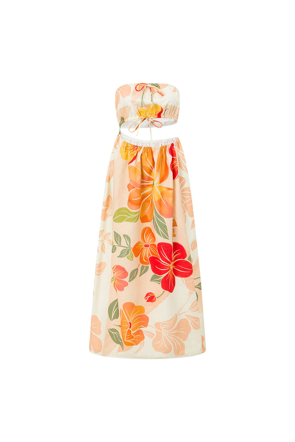 Sample Fashionable Fei Dress with Petal-Style Scarf