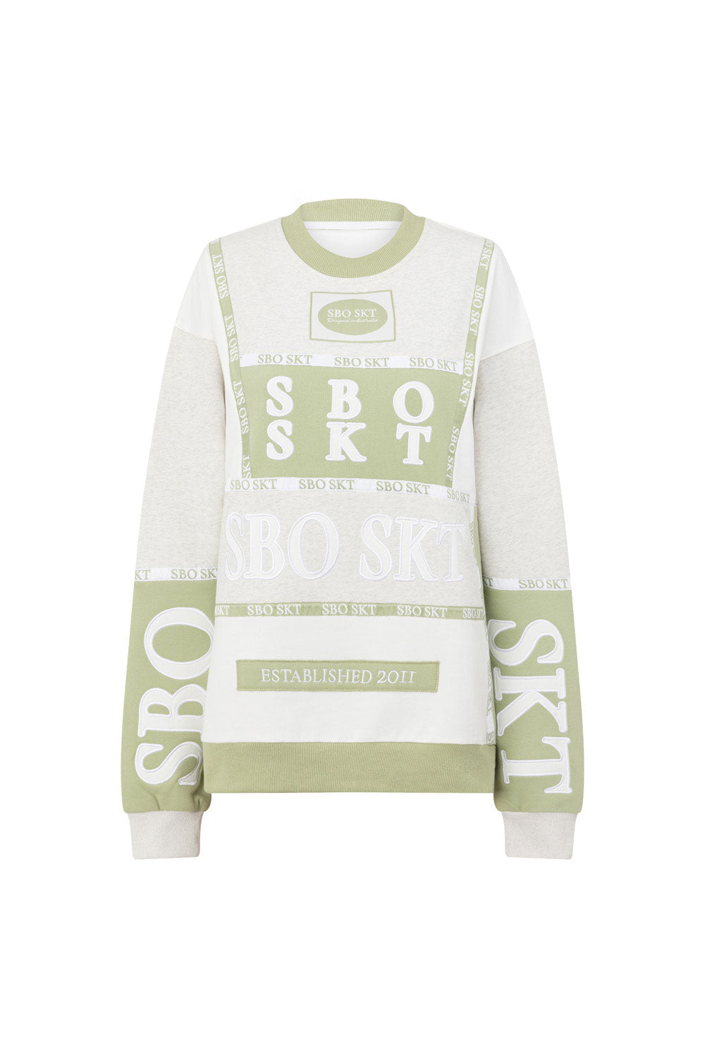 Unisex Fleece-lined Arlon Cotton Blend Sweater