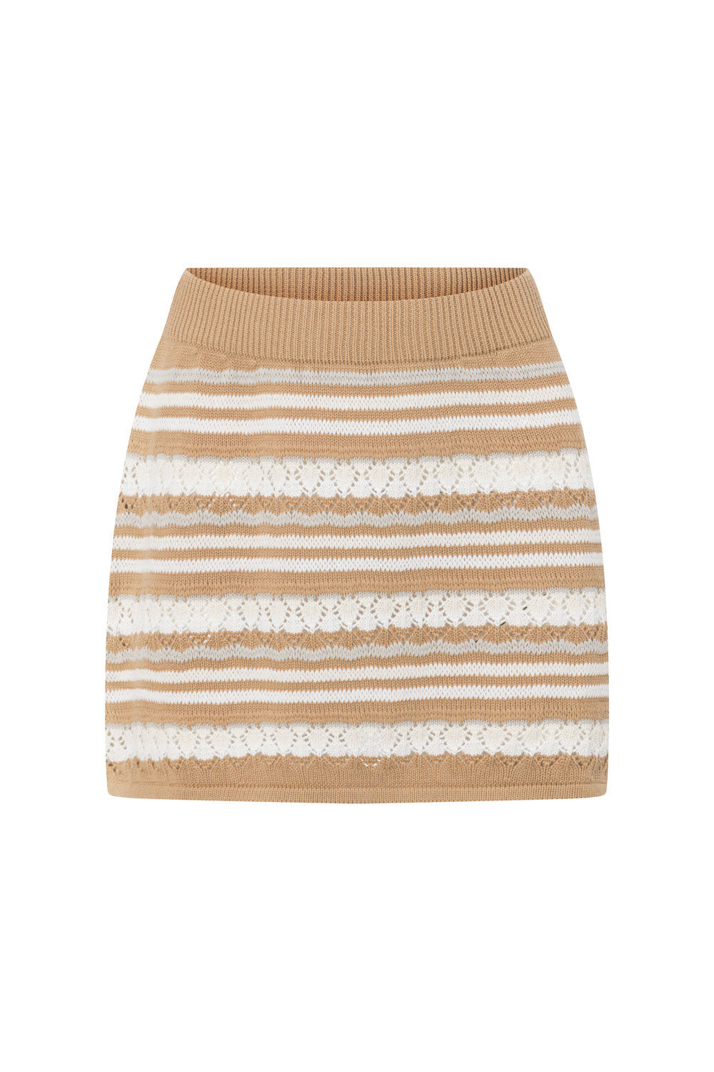 Chocolate Alaiya Skirt - High - Quality Natural Jacquard