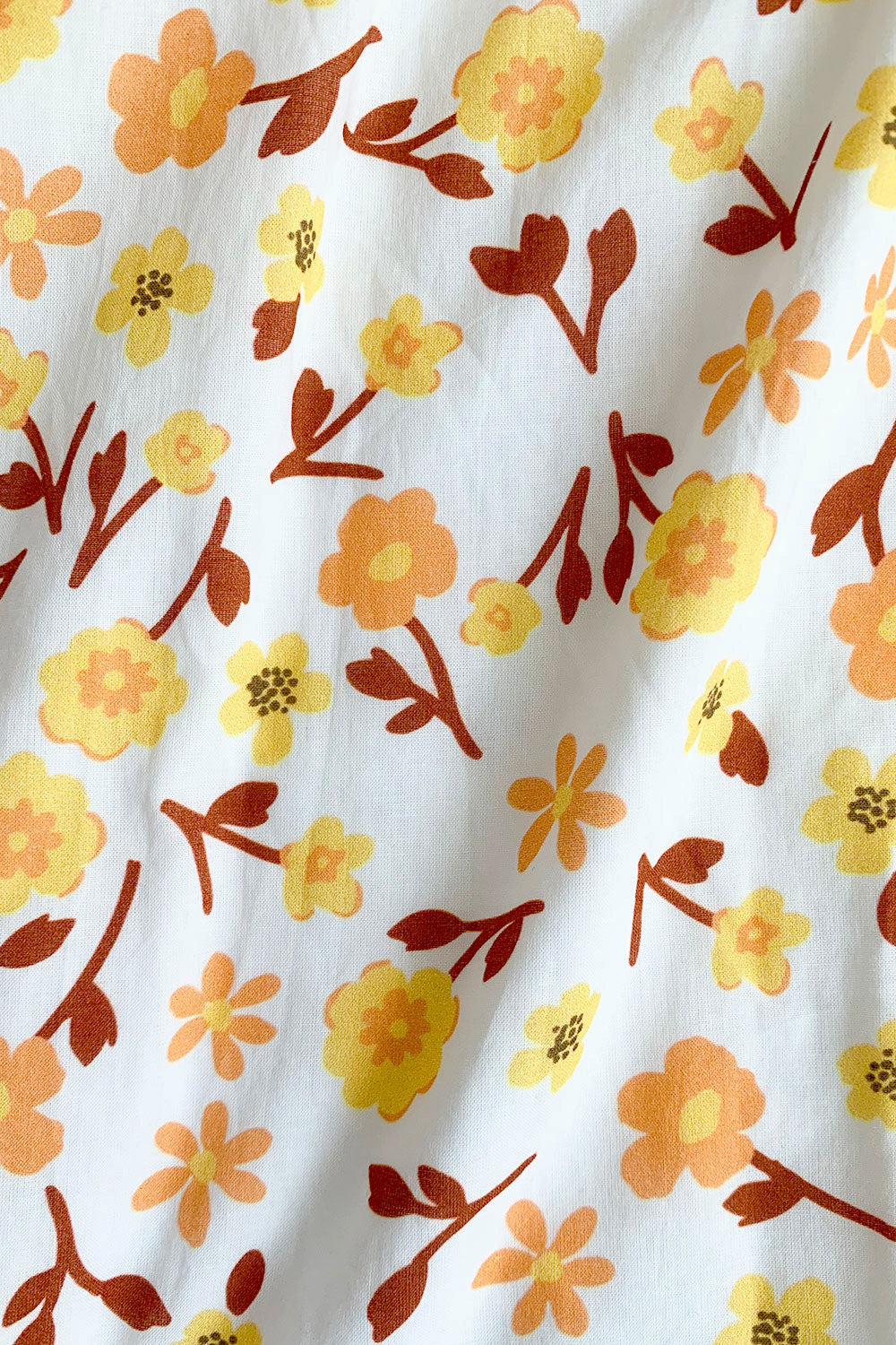 Exclusive Vintage Floral Print Alessi Women's Cotton Voile Dress