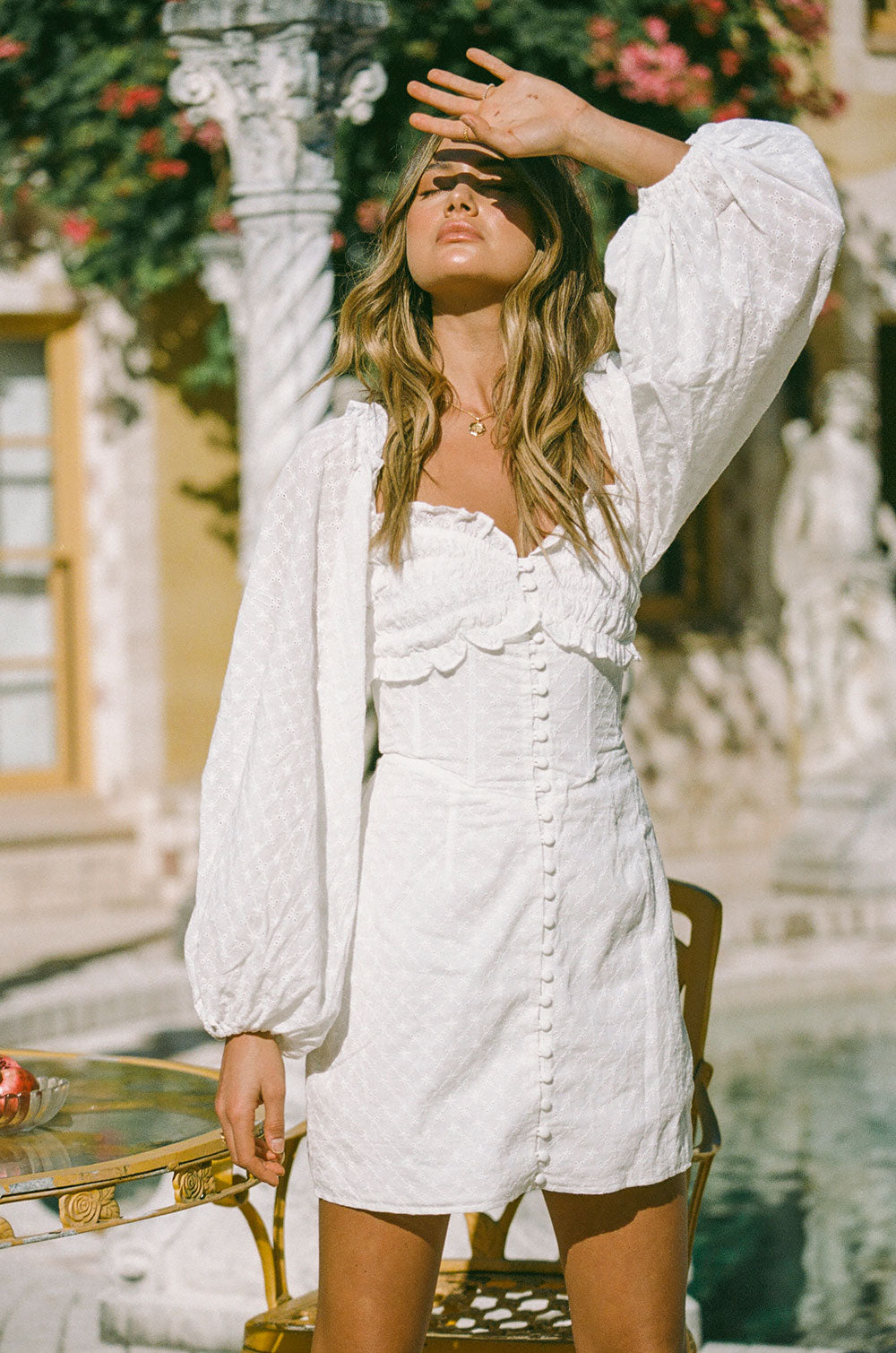 Unique Dion Button Sample Dress for Women