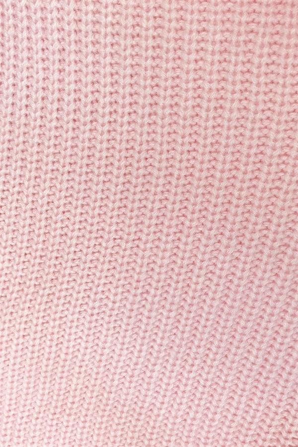 Ellis Pink Cosy Knitted Ribbed Cardigan for Versatile Wear