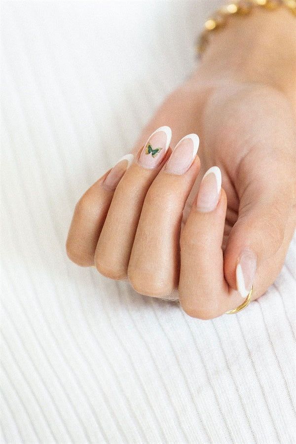 Adorable Self - adhesive Nature - themed Nail Stickers for a Stylish Look