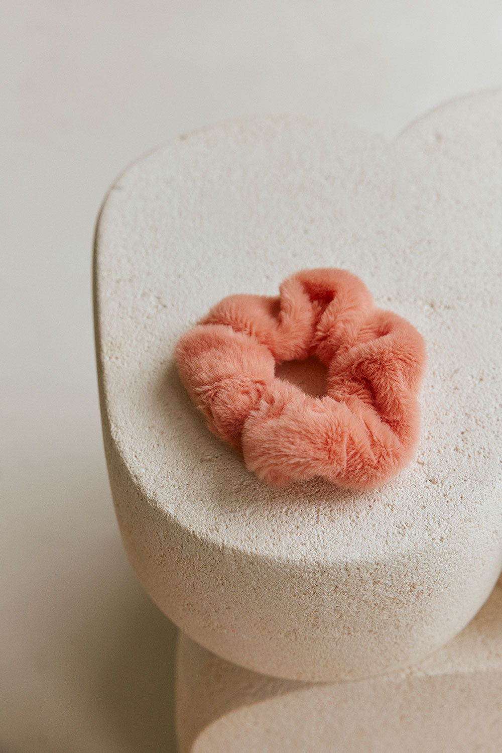 Cher-style Soft and Fluffy Elastic Hair Scrunchie for High Ponytail