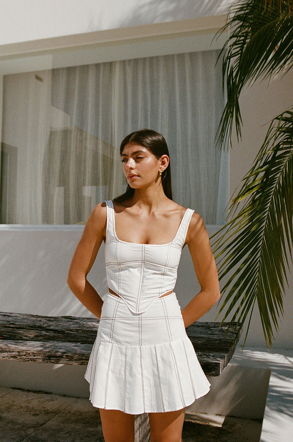 Exclusive Koralie White Women's Skirt - Sample Edition